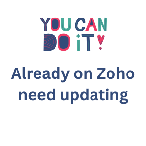 already on Zoho 25 aug